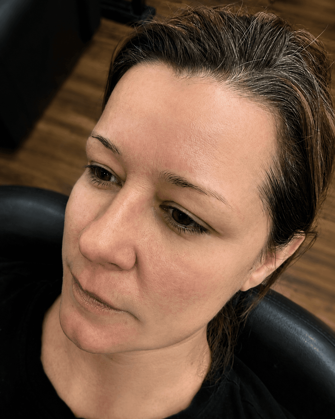 Microblading — rebuilt from sparse — before